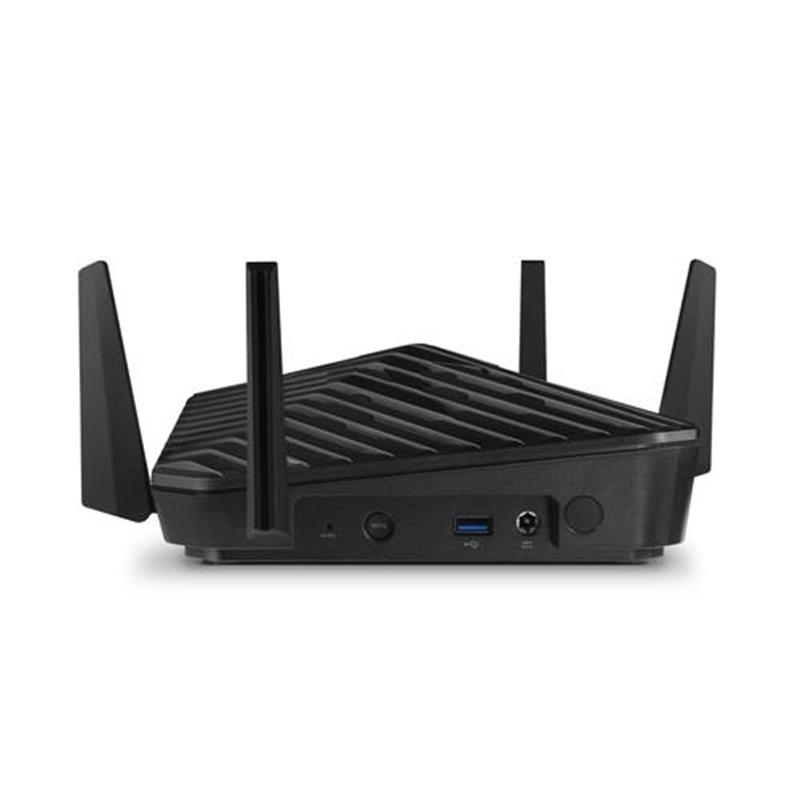 Acer Predator Connect W6 Wi-Fi 6 Router draadloze router Gigabit Ethernet Tri-band (2,4 GHz / 5 GHz / 6 GHz) Zwart