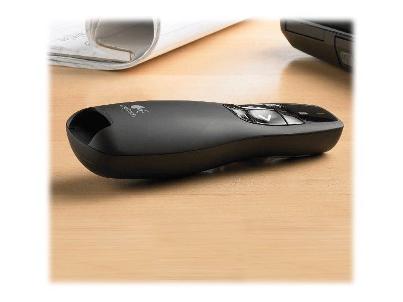 Logitech R400 Draadloze presenter RF Zwart