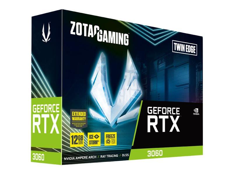 Zotac GAMING GeForce RTX 3060 Twin Edge NVIDIA 12 GB GDDR6