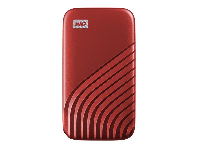 WD MY PASSPORT SSD 500GB RED COLOR