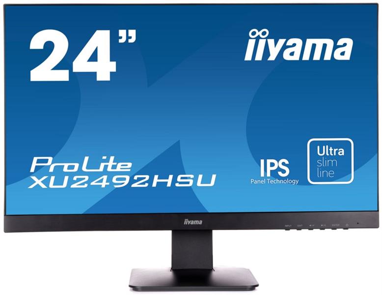 iiyama ProLite XU2492HSU LED display 60,5 cm (23.8"") 1920 x 1080 Pixels Full HD Flat Mat Zwart