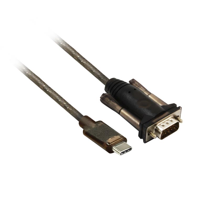 ACT AC6002 seriële kabel Zwart 1,5 m DB-9