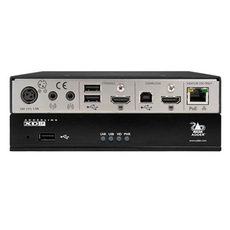 Adder ADDERlink XDIP HDMI USB extender over IP PoE