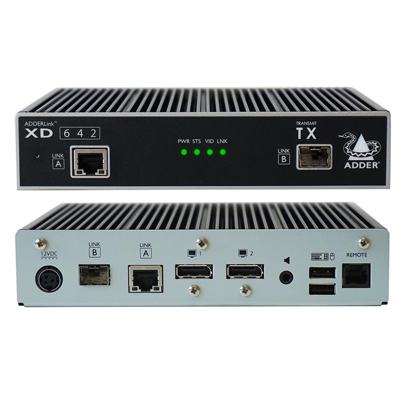 Adder ADDERlink DisplayPort dual head KVM extender