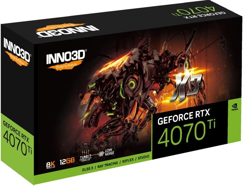 Inno3D Geforce RTX 4070 ti x3 NVIDIA 12 GB GDDR6X