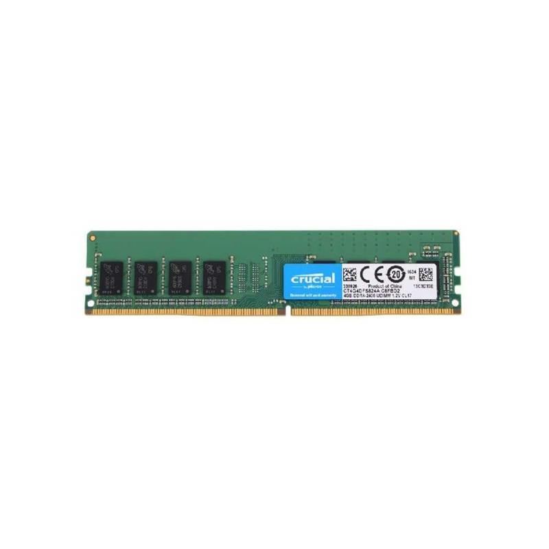 Crucial Crucial U-DIMM 4GB DDR4 2400Mhz CL17 Single Ranked Unbuffered 1 2v