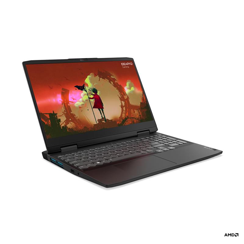 Lenovo IdeaPad Gaming 3 Laptop 39,6 cm (15.6"") Full HD AMD Ryzen™ 5 6600H 16 GB DDR5-SDRAM 512 GB SSD NVIDIA GeForce RTX 3050 Wi-Fi 6 (802.11ax) Grij