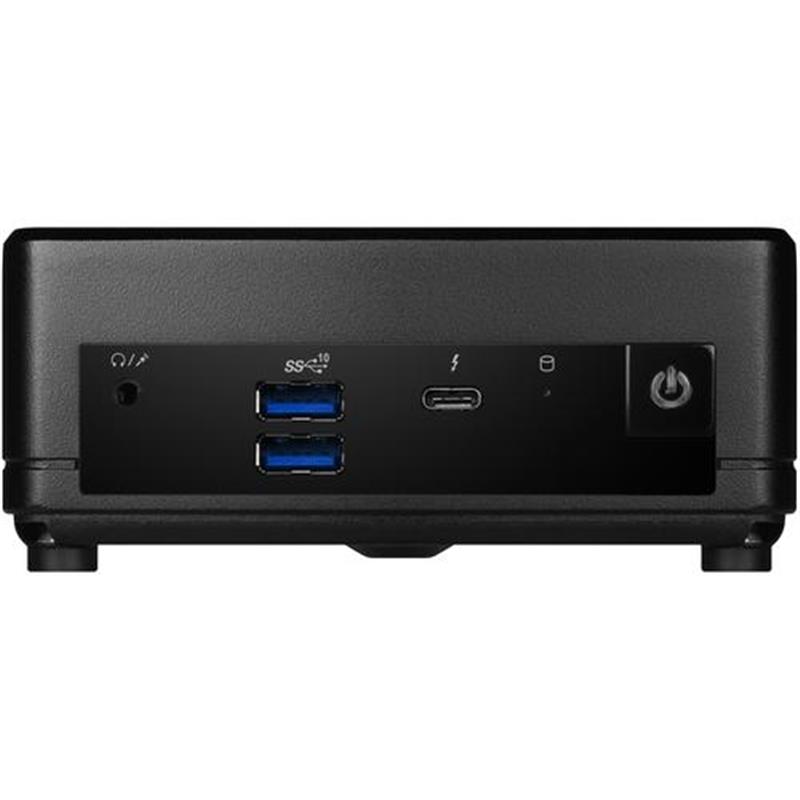 MSI Cubi 5 12M COMPACT PC I3-1215U BLK 0.66L sized PC Zwart Intel SoC 4,4 GHz