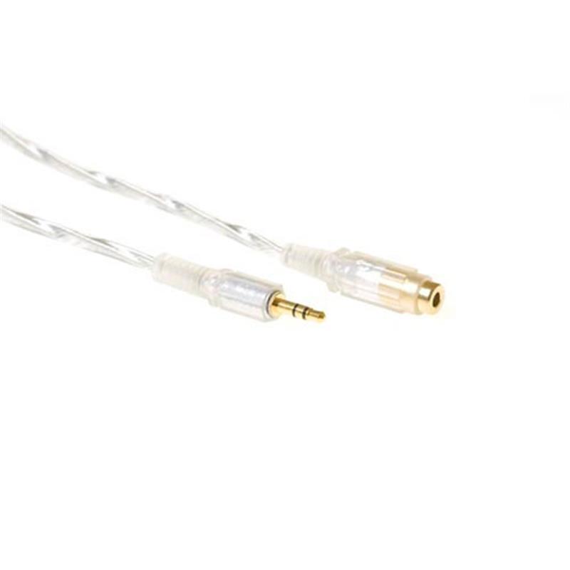 ACT High quality 3.5 mm stereo jack verlengkabel male - female