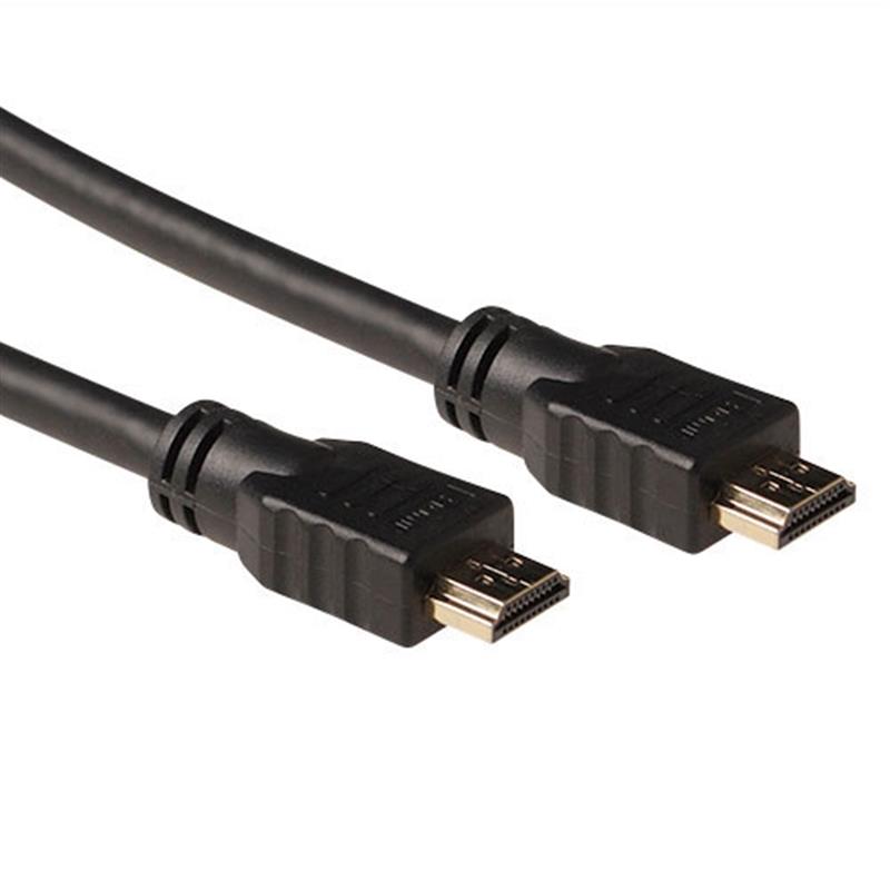 ACT AK3906 HDMI kabel 10 m HDMI Type A (Standaard) Zwart