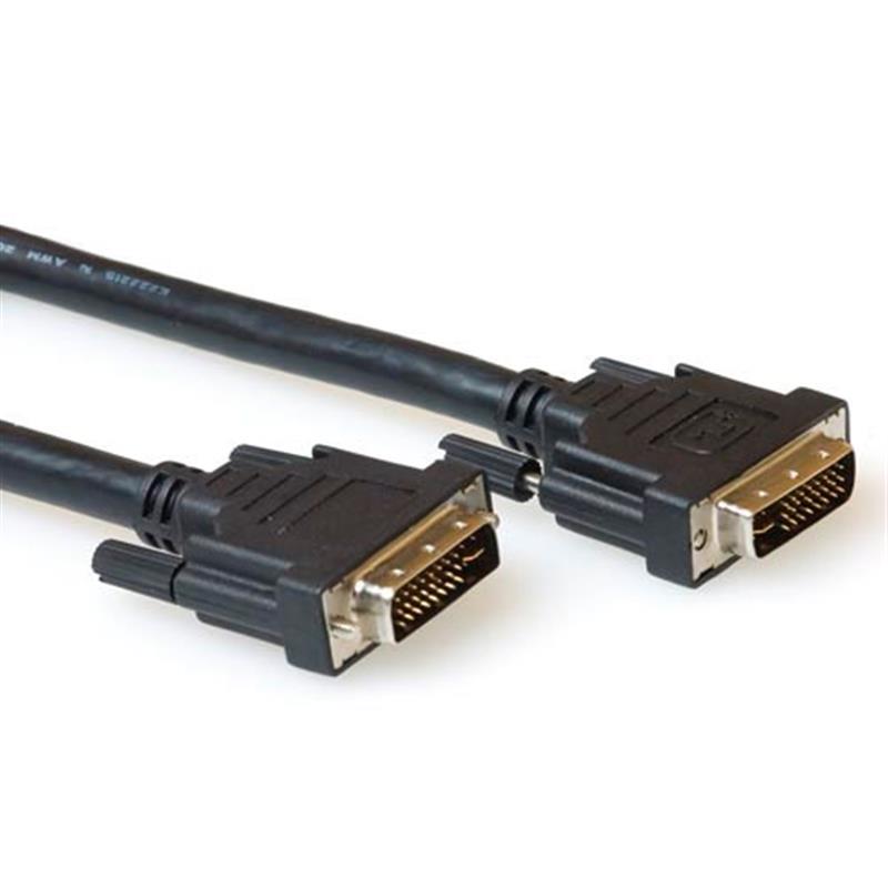 ACT DVI-I Dual Link aansluitkabel male-male
