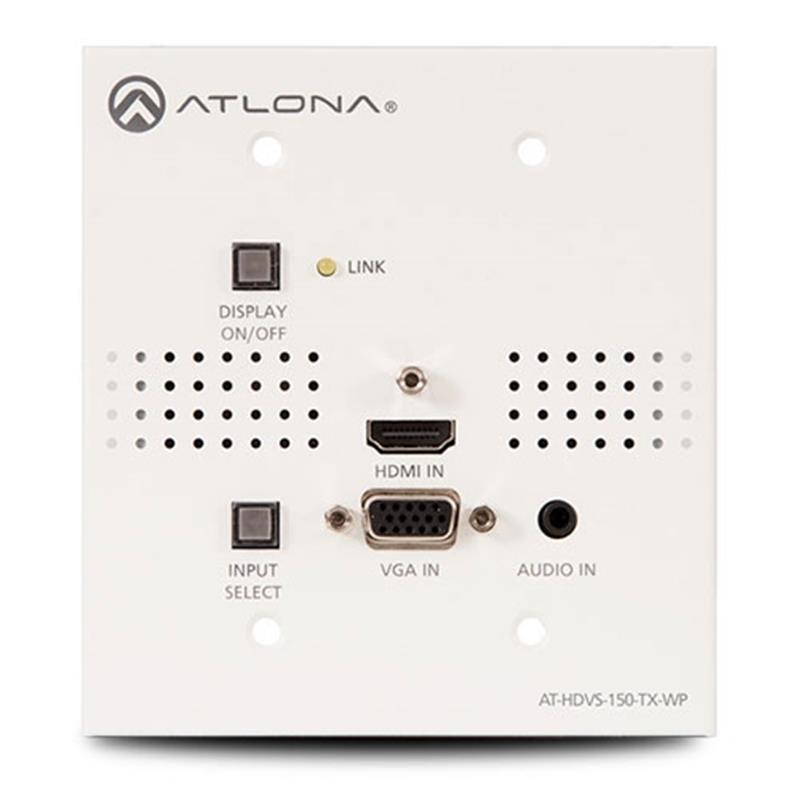 Atlona Wallplate switch 2 poorts HDMI en VGA met HDBaseT