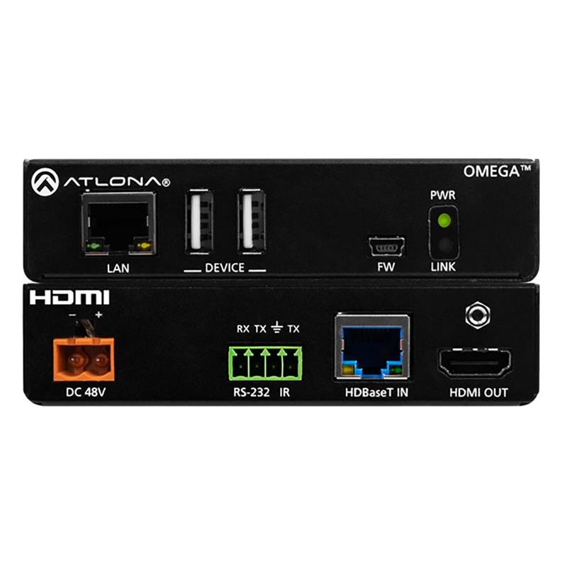 Atlona HDBaseT receiver voor HDMI met USB