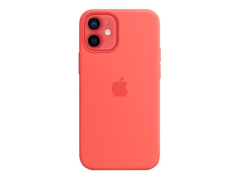 Apple iPhone 12 Mini Silicone Case with MagSafe Pink Citrus 