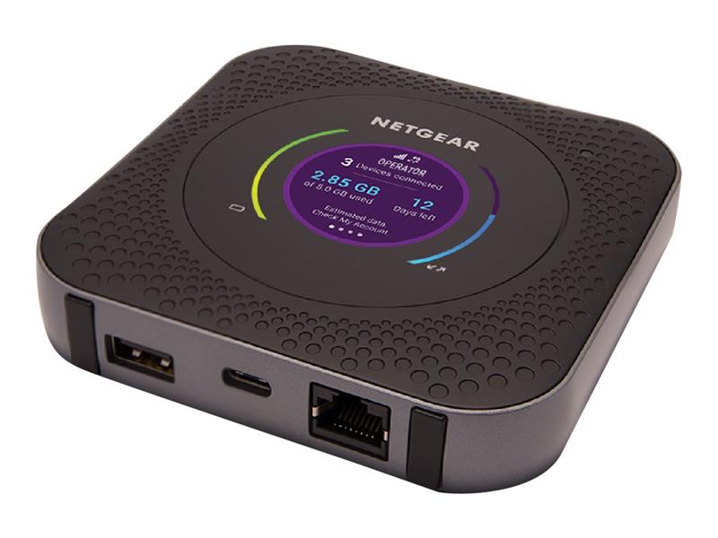 Netgear MR1100 draadloze router Dual-band (2.4 GHz / 5 GHz) Gigabit Ethernet 3G 4G Zwart