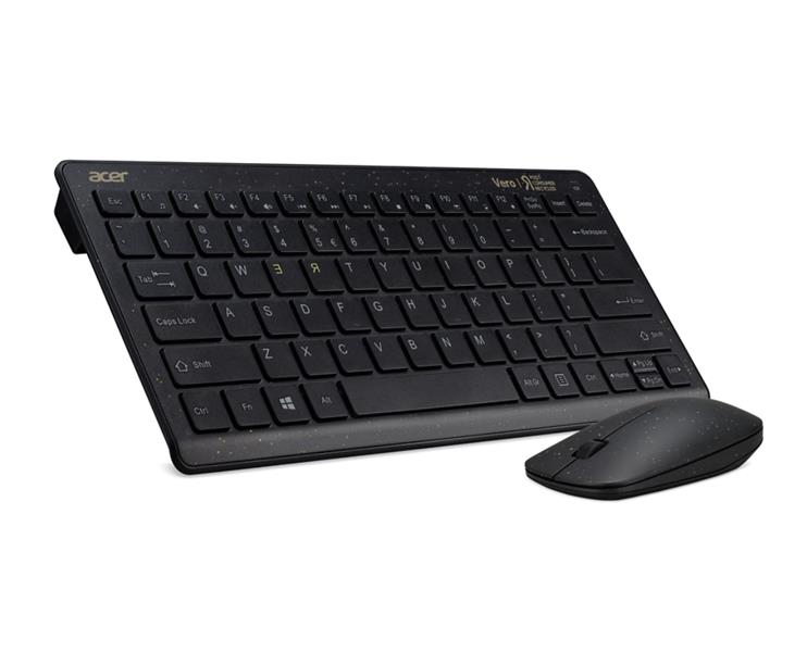 Acer Chrome combo set toetsenbord Inclusief muis RF Draadloos QWERTY Zwart