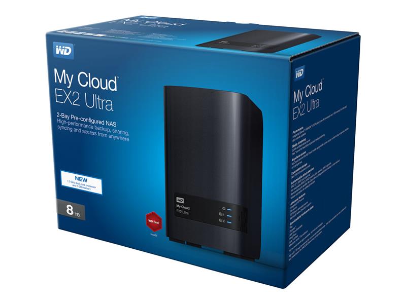 WD MY Cloud EX2 Ultra NAS 8TB 2-Bay
