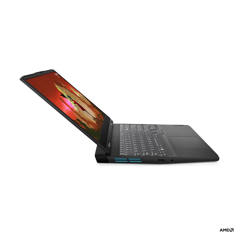 Lenovo IdeaPad Gaming 3 Laptop 39,6 cm (15.6"") Full HD AMD Ryzen™ 5 6600H 16 GB DDR5-SDRAM 512 GB SSD NVIDIA GeForce RTX 3050 Wi-Fi 6 (802.11ax) Grij