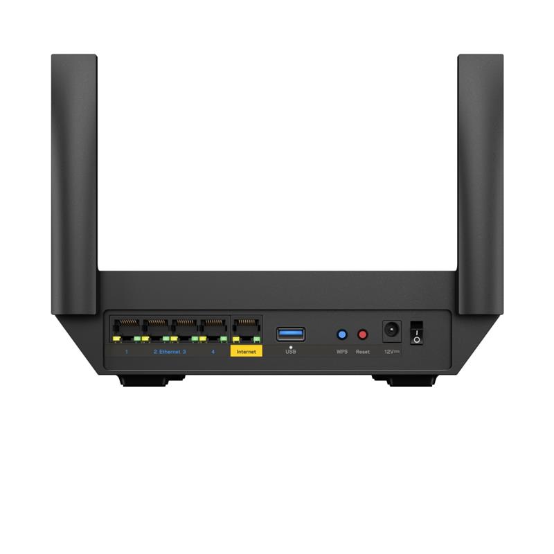 Linksys MR2000 draadloze router Gigabit Ethernet Dual-band (2.4 GHz / 5 GHz) Zwart