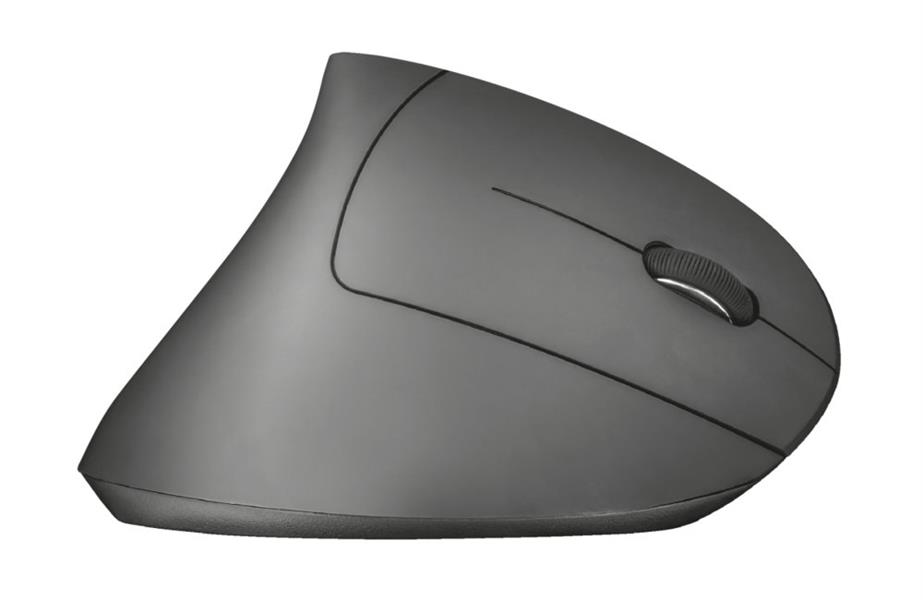 Trust Verto | Ergonomische Muis | DRAADLOZE | Verticaal | Grijs