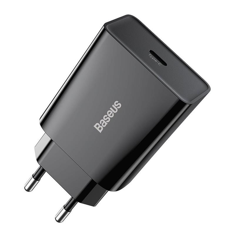 Baseus Speed Mini USB-C Quick Charger 20W Black - 
