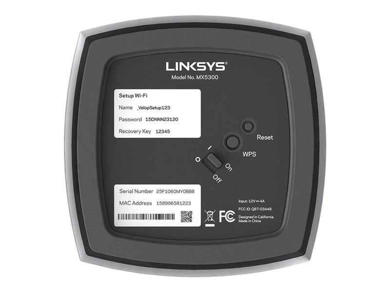 LINKSYS VELOP AX5300 Tri-Band Home Wi-Fi