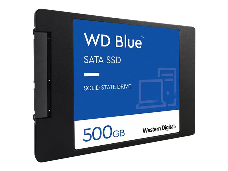 Western Digital BLUE SSD 500GB 2 5 inch SATA3 3D 560 530 MB s 95000 84000 IOPS