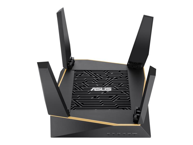 ASUS AiMesh AX6100 draadloze router Tri-band (2.4 GHz / 5 GHz / 5 GHz) Gigabit Ethernet Zwart