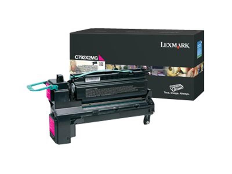 Lexmark C792X2MG tonercartridge 1 stuk(s) Origineel Magenta