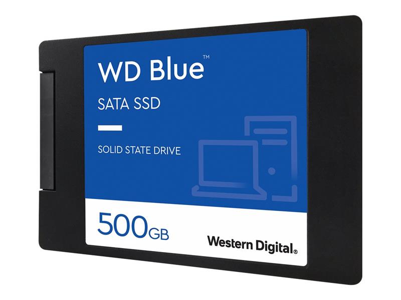 Western Digital BLUE SSD 500GB 2 5 inch SATA3 3D 560 530 MB s 95000 84000 IOPS