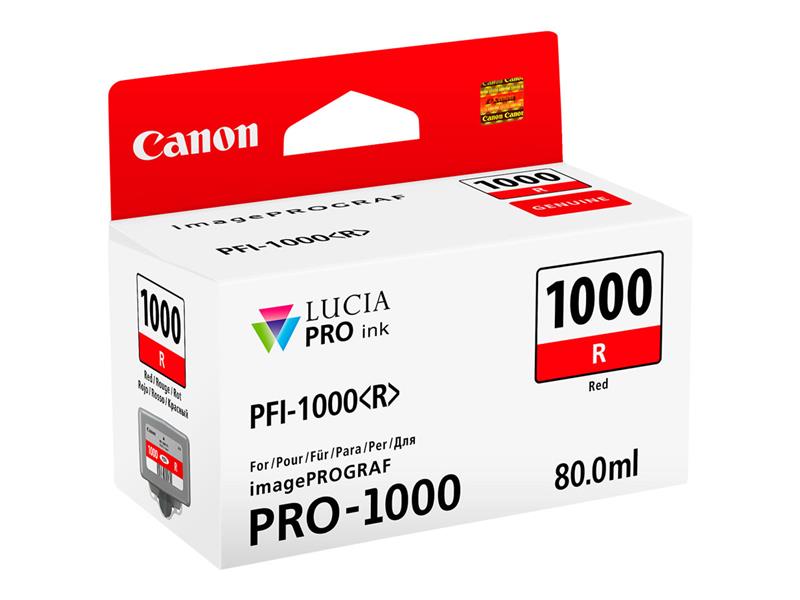 Canon PFI-1000 R Origineel Rood