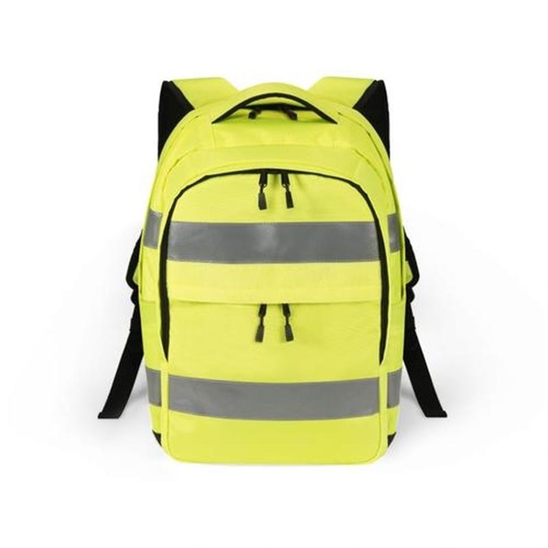 Dicota Hi-Vis rugzak Geel Polyethyleentereftalaat PET Thermoplastic polyurethaan TPU 