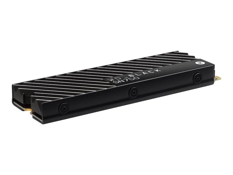 Western Digital SN750 Black SSD w heatsink 2 TB M 2 NVMe PCIe3x4 3400 2900 MB s