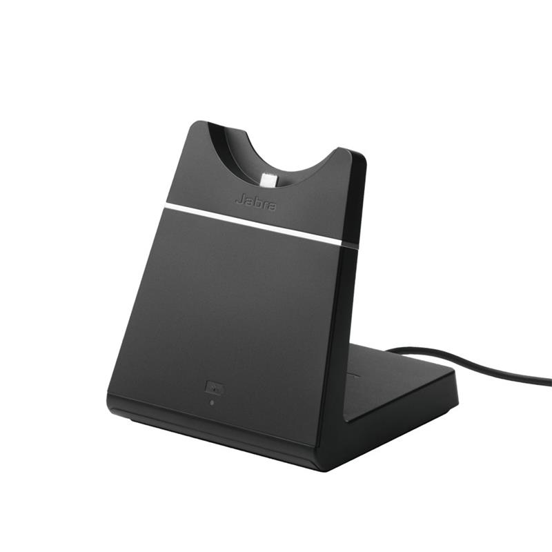 Jabra Evolve 65 Headset Bedraad en draadloos Hoofdband Oproepen/muziek USB Type-A Bluetooth Oplaadhouder Zwart