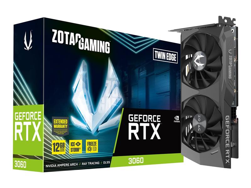 Zotac GAMING GeForce RTX 3060 Twin Edge NVIDIA 12 GB GDDR6