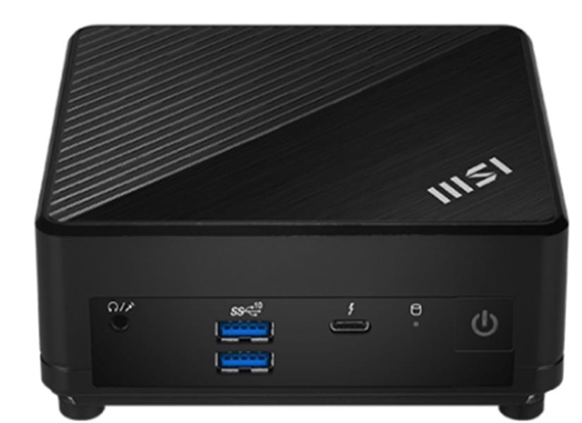 MSI Cubi 12M-005EU i3-1215U mini PC Intel® Core™ i3 8 GB DDR4-SDRAM 256 GB SSD Windows 11 Home Zwart