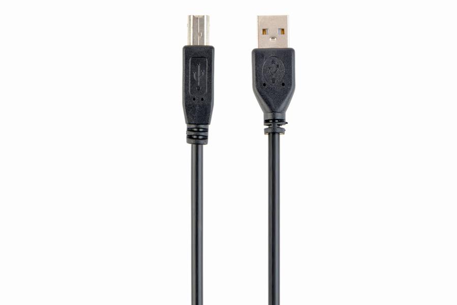 USB-kabel A-B 1 8 meter zwart