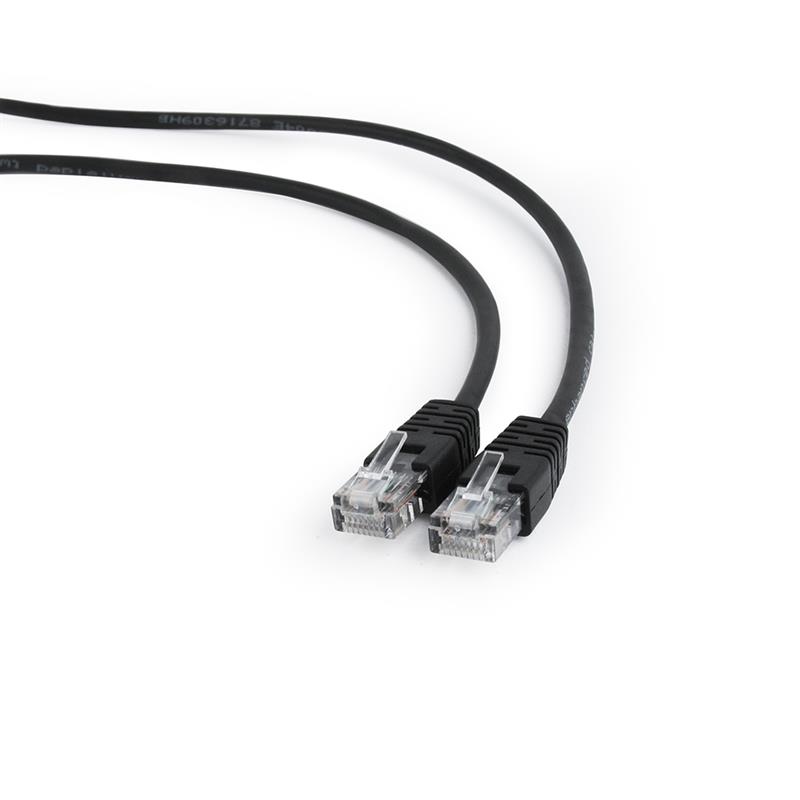 UTP Cat5E patchkabel 1 m zwart