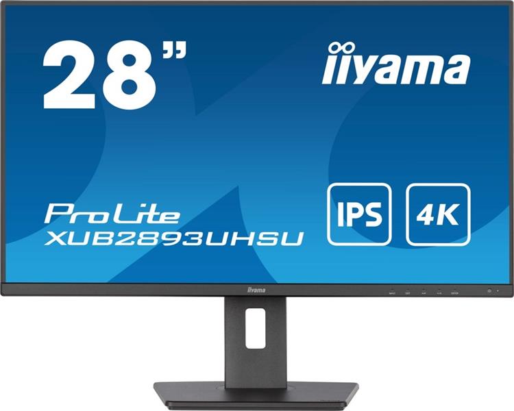 iiyama ProLite 71,1 cm (28"") 3840 x 2160 Pixels 4K Ultra HD LED Zwart