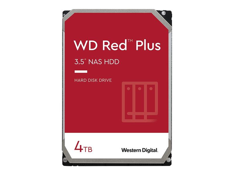 Western Digital RED PLUS HDD 4TB 3 5 inch SATA3 5400 RPM 256 MB 147 MB s