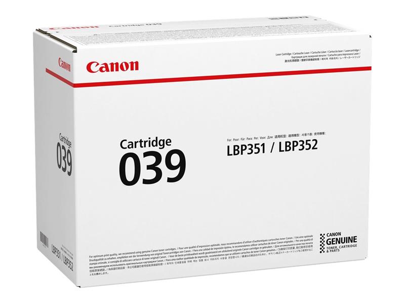 Canon 039 Origineel Zwart 1 stuk(s)