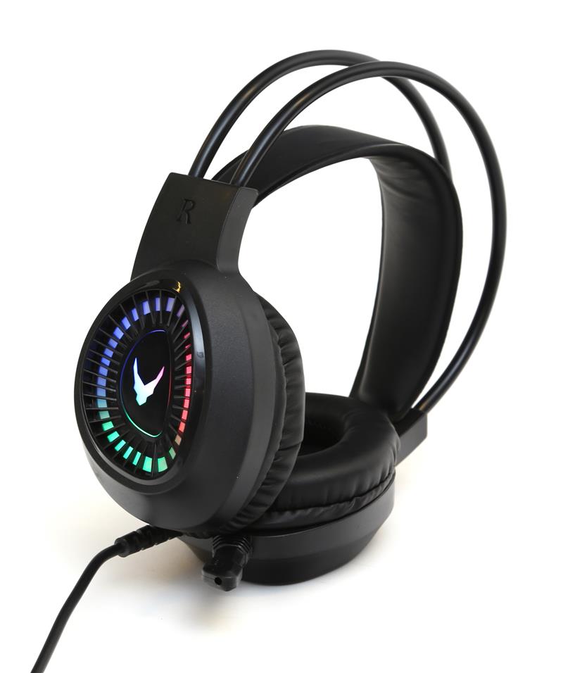 Varr VH8010L hoofdtelefoon/headset Bedraad Hoofdband Gamen Zwart