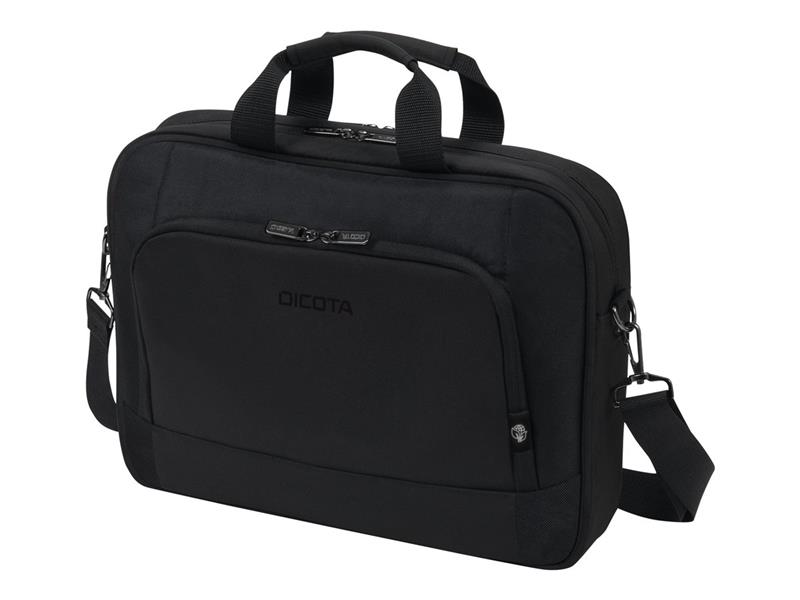 Dicota Eco Top Traveller BASE notebooktas 35 8 cm 14 1 Tas met bovensluiting Zwart
