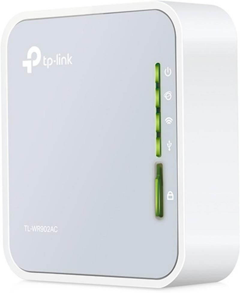 TP-LINK TL-WR902AC mobiele router / gateway / modem Draadloze netwerkapparatuur voor mobiele telefonie