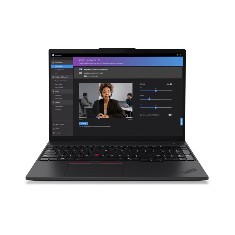 Lenovo ThinkPad T16 Gen 3 Intel Core Ultra 5 125U Laptop 40,6 cm (16"") WUXGA 16 GB DDR5-SDRAM 512 GB SSD Wi-Fi 6E (802.11ax) Windows 11 Pro Zwart