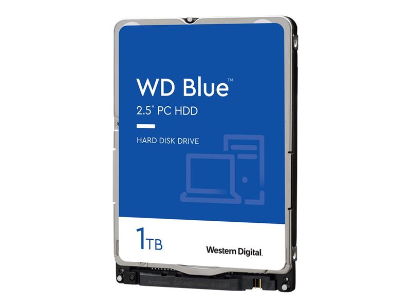 Western Digital Blue HDD 2 5 1 TB SATA3 5400 RPM 128 MB