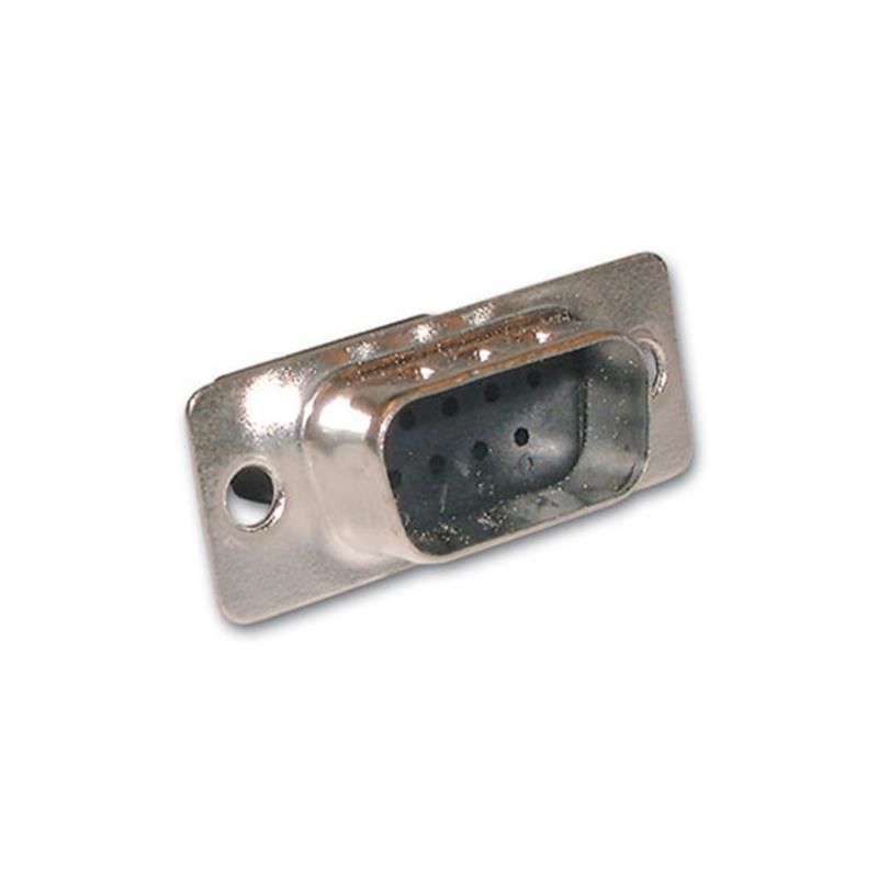 25 polige D-sub connector male voor krimpcontacten