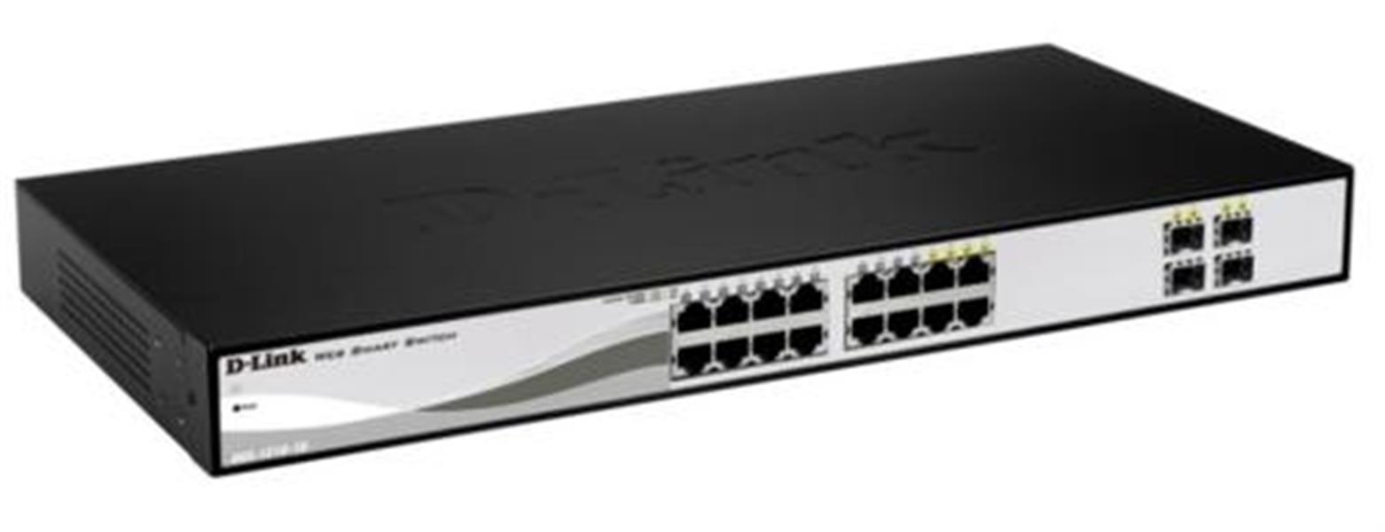 D-Link DGS-1210-16 netwerk-switch Managed L2 Zwart