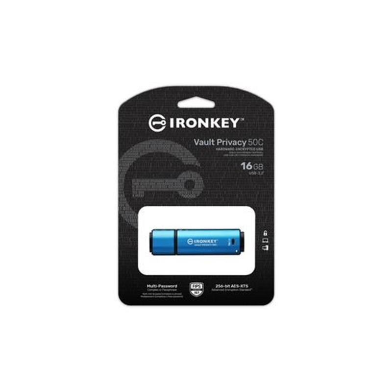 KINGSTON 16GB USB-C IronKey Vault 50C