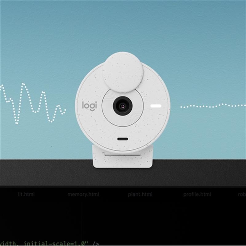 LOGI Brio 300 Full HD webcam - OFF-WHITE
